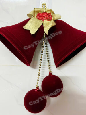 Chuông noel - Chuông đôi <br> Size: 60- 80 - 100 - 120 - 140 - 160